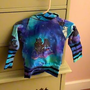 Toothless How to Train Your Dragon baby hoodie